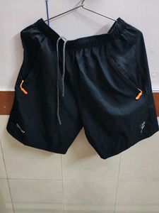 Men's Black Sports Shorts