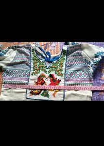 White Embroidered Kurta