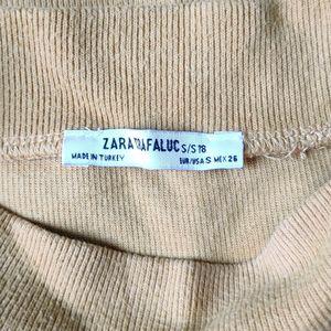 Zara Mustard Knitted Top