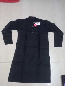 NEW BLACK MEN'S KURTA 38