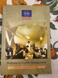 Diploma in Export Management Module 1