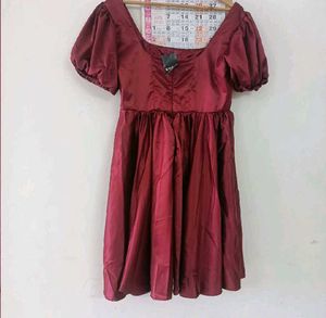 Shein Puff Sleeve Mini Dress
