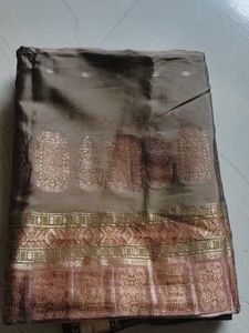 Elegant Brocade Silk Saree