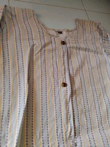 Striped Kurta Set