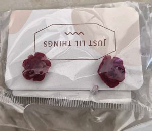 Cute Rose Stud Earrings