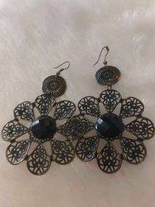 Bohemian Statement Flower Earrings