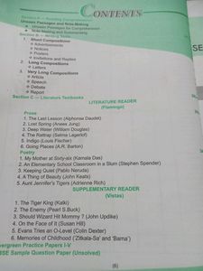 English Core Practice Paper, Class 12