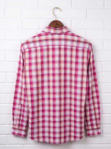 ♓Men's Pink Plaid Casual Shirt
