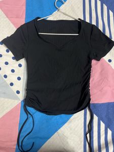 Black Crop Top