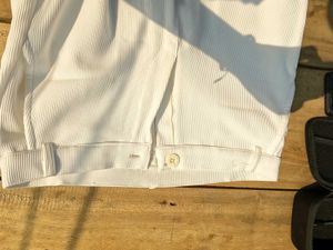 White Wide Leg Cargo Pants