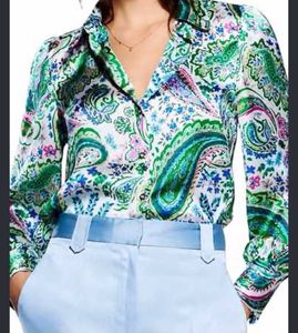 Zara Paisley Print Button-Up Shirt