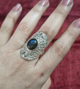 Chunky Labradorite Ring