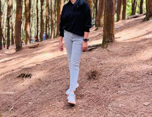 Grey Skinny Jeans for Women