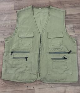 new Men's Khaki Utility Vest