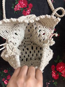 Boho Macrame Crossbody Bag