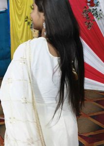 Elegant White Kurta Set with Dupatta