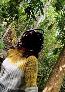 Stylish Color Block Knit Sweater