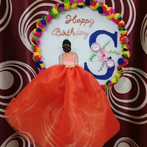Birthday Gift Hand Embroidery Frame
