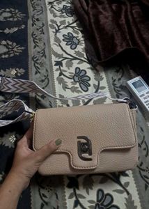 Beige Crossbody Bag