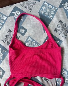 hot pink blouse top