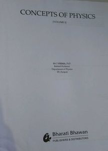 HC VERMA PART 2 CONCEPT OF PHYSICS BOOK NEET JEE