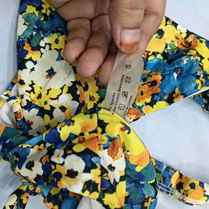 Floral 🤎Print Bikini Top