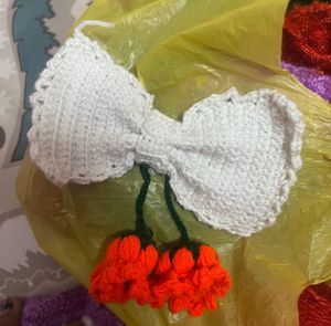 Handmade Crochet White Blouse Top