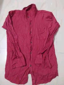 Men's Red Polka Dot Shirt