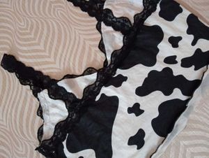 SHEIN Cow Print Cami Top