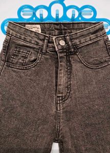 Stylish Acid Wash Denim Jeans