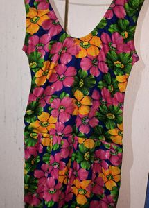Girls Swimming Costume With Attached Underwear