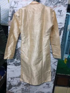 Men's Golden 🎁🆕Kurta with Maroon Pyjama