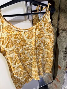 Boho Leaf Print Tank Top