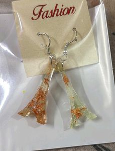 womane resin earrings 2 pairs combo