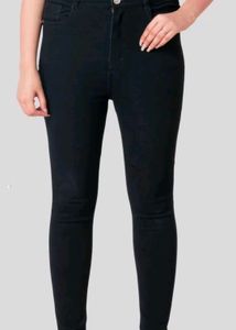 Zudio Black Skinny Fit Jeans