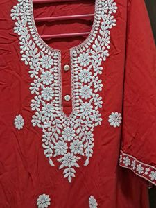Beautiful Red Kurti