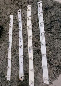 4 Set Cloth Hanger High Quality Metal Rail 8