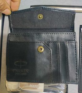 🔀✅Parker Pen &amp; Leather Accessory Set