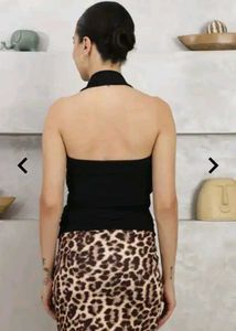 cowl halter neck top