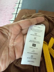 Brand new Brown wide-leg Corduroy Pants (S)