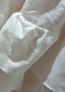 Price Drop!!!! White Ruffle Mini Skirt