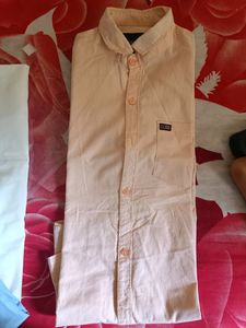 Arrow Light Orange Button-Down Shirt - Size M