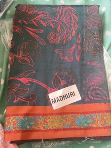 Elegant Floral Print Saree