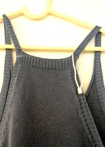 Button-Down Knit Romper