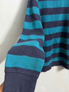 Striped Knit Pullover