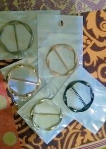 Scarf Ring Clip Blouse T-shirt Tie Rings Clips
