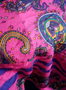Vibrant Paisley Print Scarf