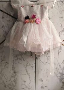 Beautiful White Frock Looking Like Princess