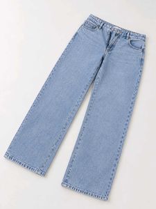 Light Wash Wide Leg Jeans