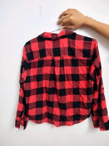 Forever 21 Red &amp; Black Plaid Flannel